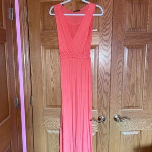 Coral Maxi Dress